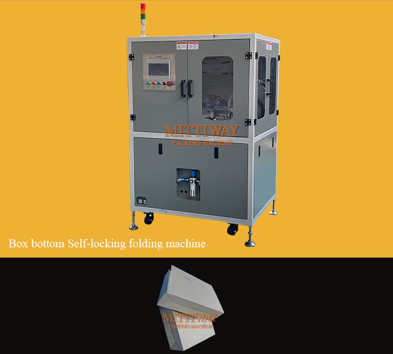 SELF LOCKING BOX BOTTOM FOLDING MACHINE