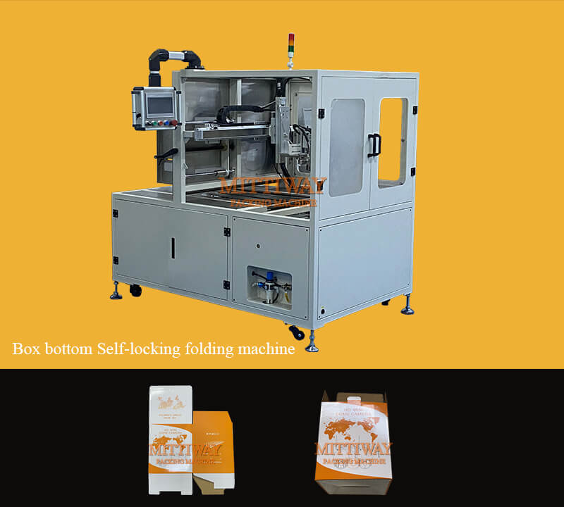 BOX BOTTOM SELF LOCKER FOLDING MACHINE