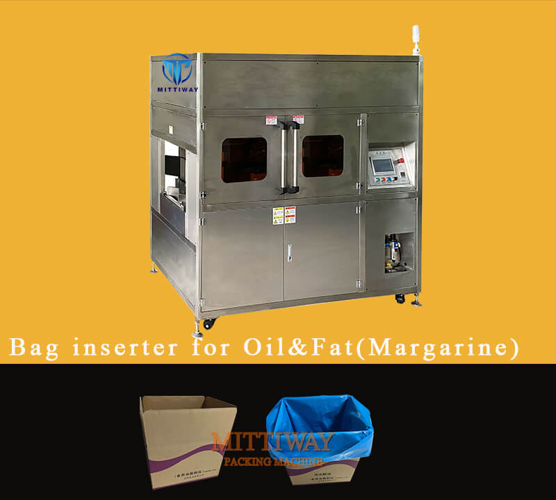 MARGARINE BUTTER BAGGING MACHINE BAG INSERTER