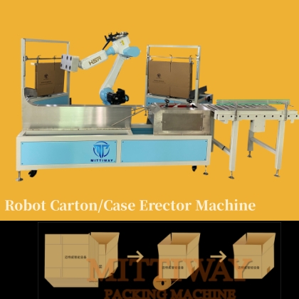 Mittiway Robot Fully Automatic Carton/case Erector Equipment