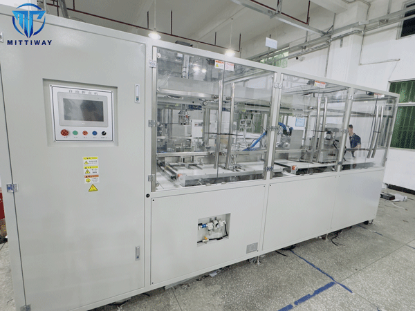 Automatic hot melt glue tray former machine