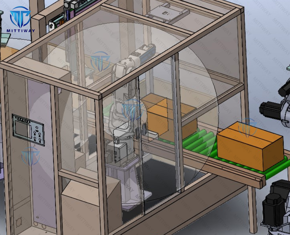 Mittiway Intelligent Automated Depalletizing & Unboxing System